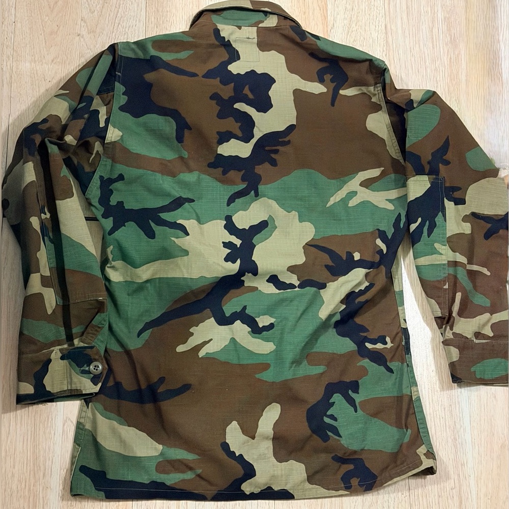 Classic Woodland Camo Military Jacket Original